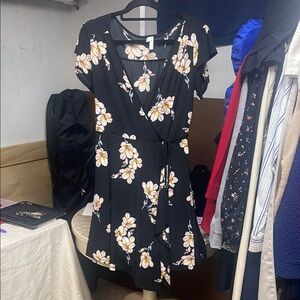 Xhilaration Floral Wrap Dress